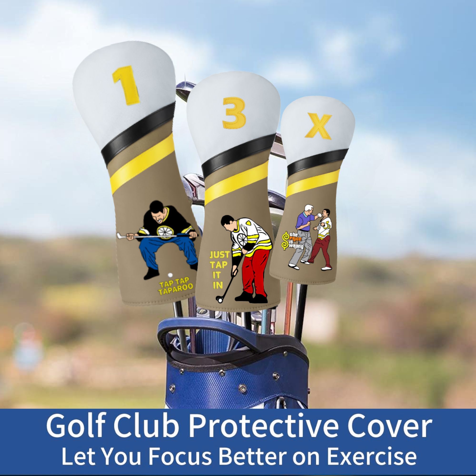 Divertida funda para palos de  - Golf Driver reseña y precio